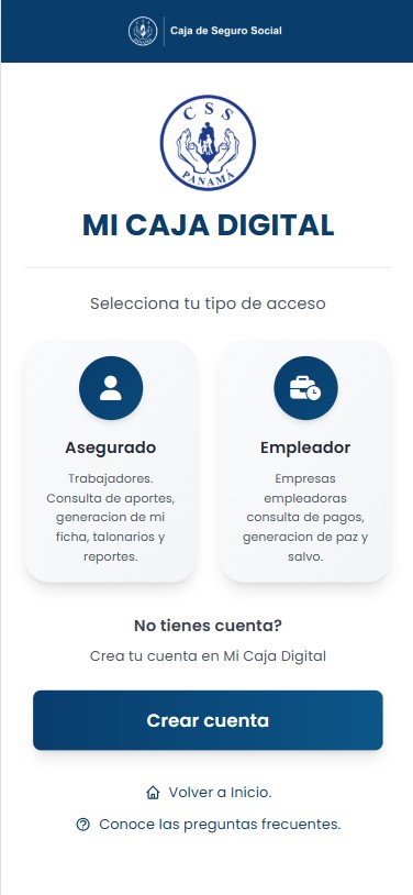 Seleccionar asegurado en portal CSS